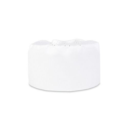 Allpoints 3046WHT Kng Chef Beanie Hat White Mesh Top