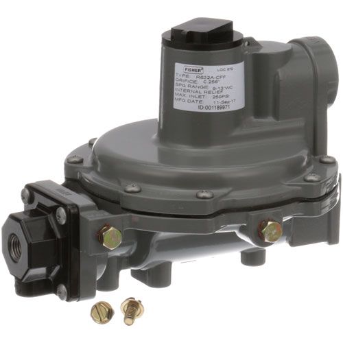 Allpoints 521115 Gas Regulator, 1/4" FPT IN X 3/4" FPT Outlet