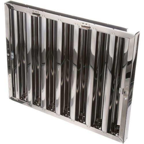 Allpoints 8014166 Type 6 Stainless Steel Hood Filter, 20x25 with Lock Handles