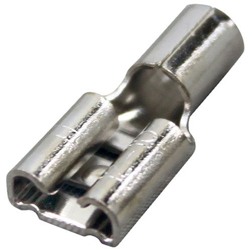 Allpoints 851013 Nickel Plated Female Quick Disconnect 10-12 Wire Gauge, 100/BX