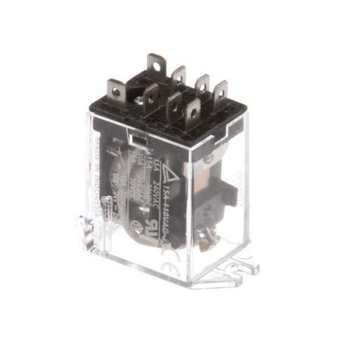 Alto-Shaam RL-33930 12VDC Relay, 15A, 8 Pins, Square Base Type, SPDT