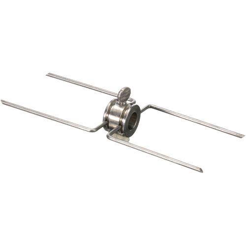 American Range A31016 7.25" S/S Skewer W/ 1/4"-20 Thumbscrew , 3-1/4" Long Prongs 