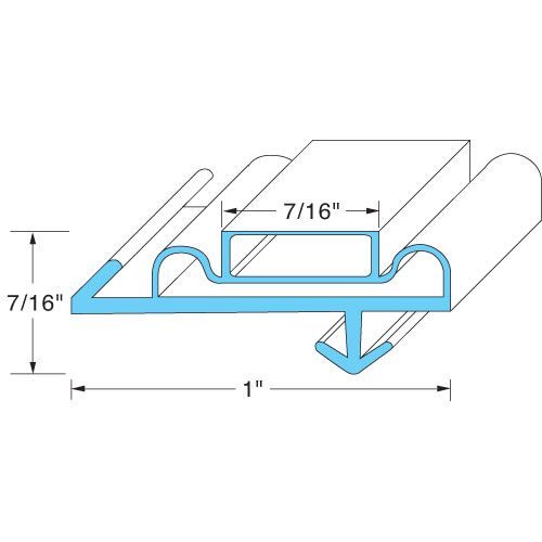 Anthony 02-10090-0013 Door Gasket 28-3/4W X 76L OD