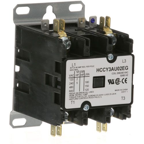 Apw AS-3100722 Contactor 2P 30/40A 208/240V
