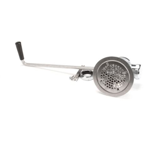 T&S Brass B-3952-VR Waste Drain Valve With Strainer Twist Handle 3 1/2"