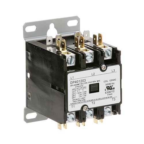 Blickman BLIUC108 3-Pole Contactor, 40 AMP,120V