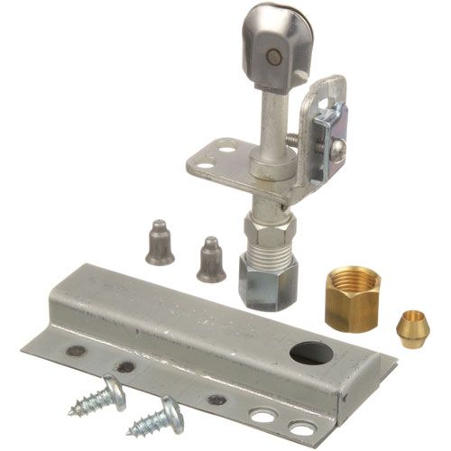 Blodgett BL11335 Pilot Burner W/NAT/LP, 3/16"& 1/4" Tube, Flame Pattern Straight, Air Duct & Screw