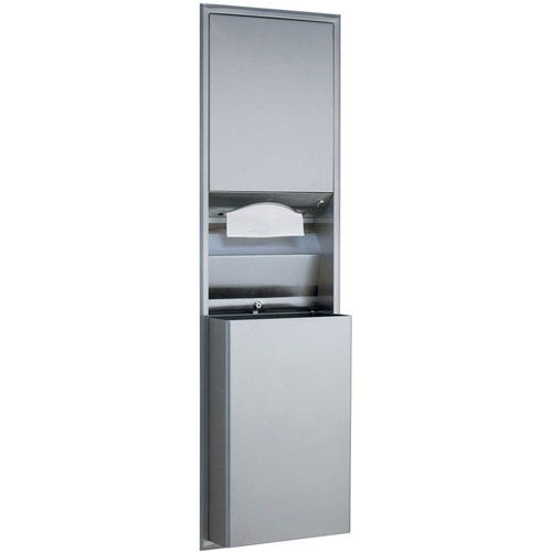 Bradley 235-000000 Towel Dispenser, W/Waste Rec