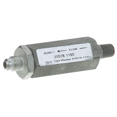 Bunn 1184.0011 Flow Control Assembly 1/4Flx1/8MPT, .195Gpm