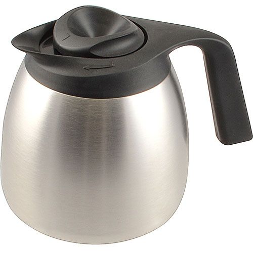Bunn 40163.0000 Carafe,Thermal With Black Lid Seamless