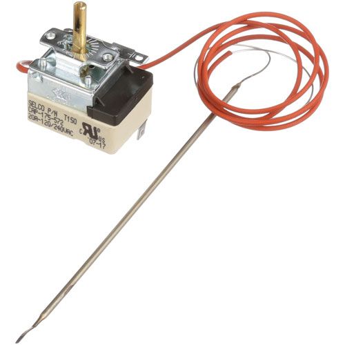 Cadco OV5 T150 Thermostat W/ 1/8" X 9" Bulb, D-Stem