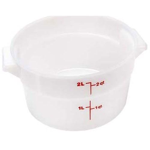 Cambro RFS2148 White Container 8-3/16"Rd,2 QT ,