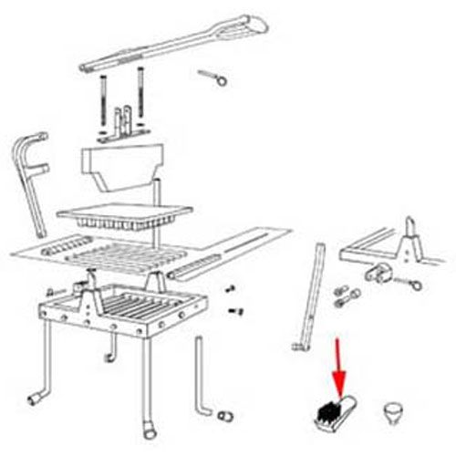 Carlisle Foodservice 4052900 Lettuce Cutter Brush