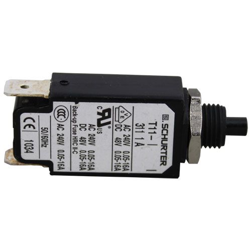 Cleveland 108331 1Amp, Circuit Breaker, AC 240V/.05-.16A, DC 48V-.05-.16A