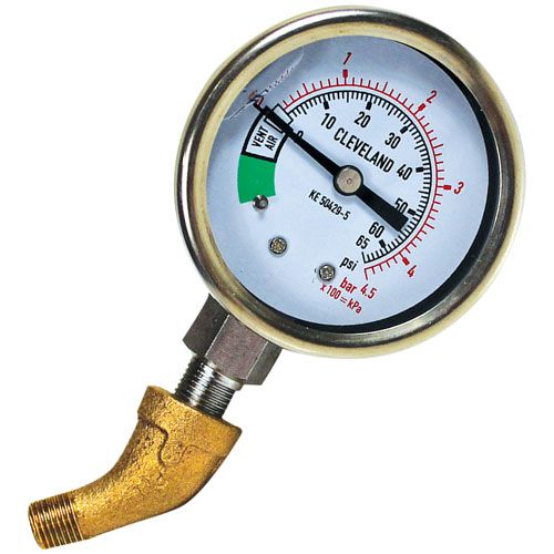 Cleveland KE000714-1 Pressure Gauge Kit W/ 45 Degree Elbow