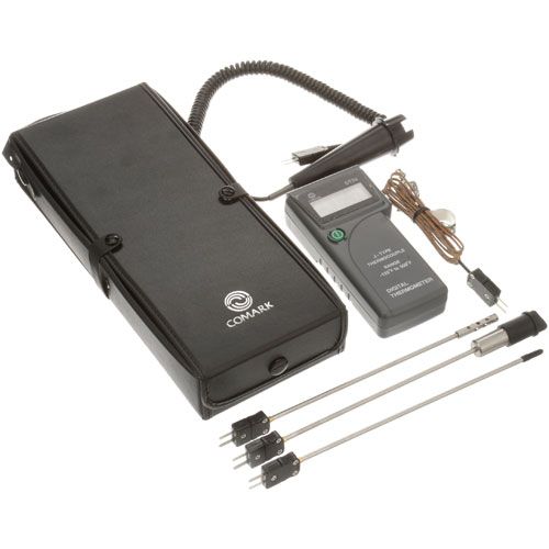 Comark DT33/P1 Digital Thermometer Kit W/Carrying Case, 125 to 500 F 