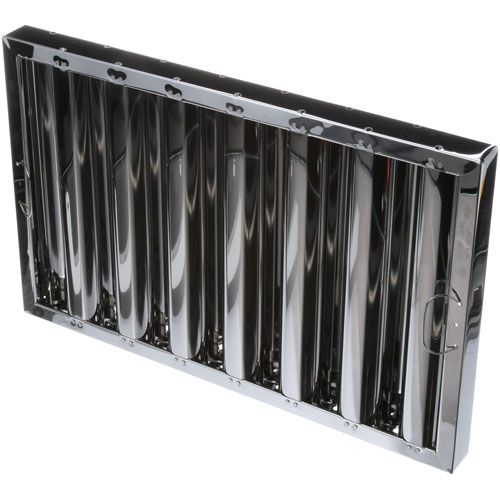Component Hardware Group F50-1625 S/S Baffle Hood Filter, 16" x 25" x 2" 