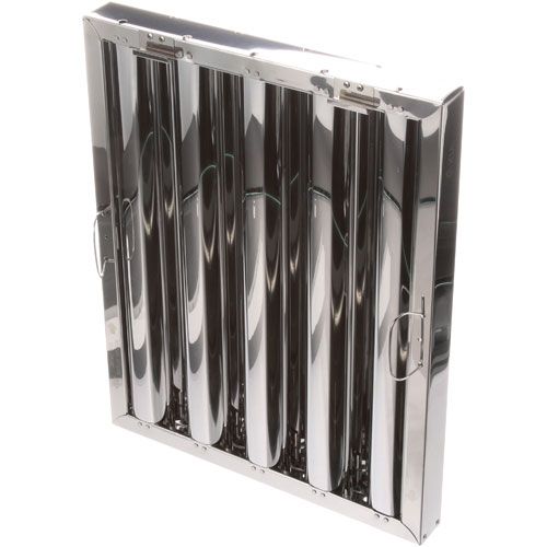 Component Hardware Group FR51-2016H Type6 SS Hood Filter W/ Bottom Bracket, 20X16"