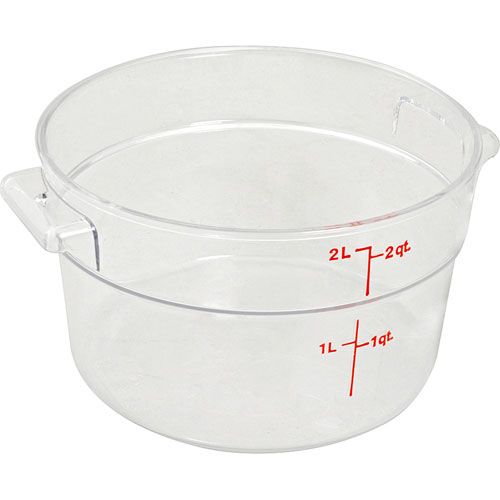Container Clear Rd 2qt For Cambro - Part# Camrfscw2135