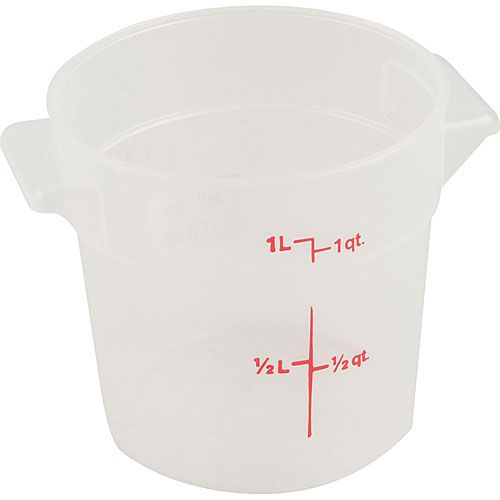 Container-Soft Rd 1 Qt Semi-Clr For Cambro - Part# Rfs1pp-190