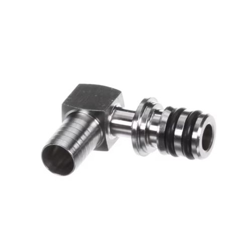 Cornelius 84-306-02 Fitting With Double O-Ring 90° L 1/2" Barb SS