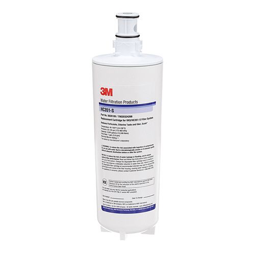 Cuno CU5626109 HC351- S Water Filter Cartridge, 3,500 GAL Capacity, 1 GPM, 40-100°F