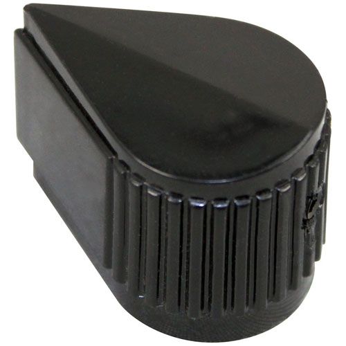 Dean 806-0047 Black Thermostat Indicator Knob 1-3/8" DIA, Mount 1/4" Round