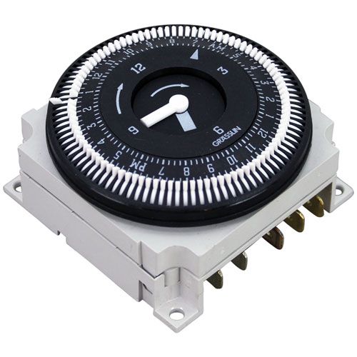 Delfield 219-4345 Timer - 24-Hour Clock Faces