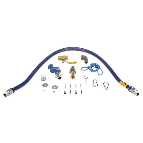 Dormont 1650KITS48 Swivel Valve Gas Hose Kit 1/2" x 48"