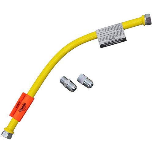 Dormont 1650NPFS48  Pvc Coated Gas Connector, 1/2" MPT X 48"
