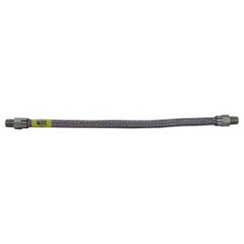 Dormont 1675B24BX Gas Hose, 3/4"NPTx24"S/S,HD