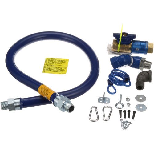 Dormont 1675KITCFS48 Blue Gas Hose Kit 3/4" MPT