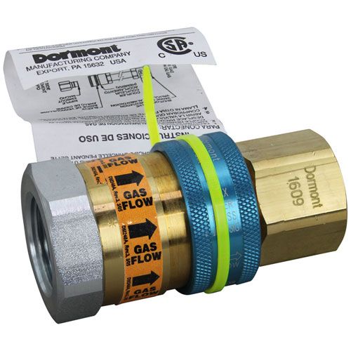 Dormont A-100 Quick Disconnect Gas Flow 1"