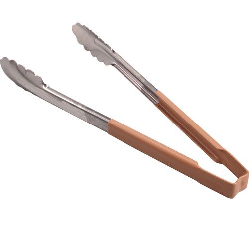 Edlund 7412T Scallop Tongs , 12",Tan HDl