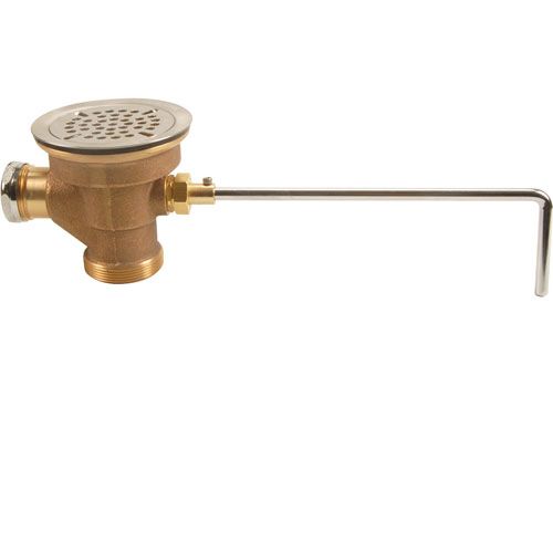 Fisher Manufacturing 22438 Brass Waste Twist W/Stainless Steel Valve