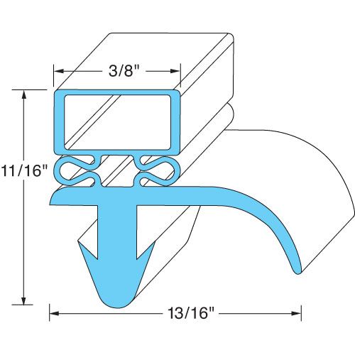 Franke 611374 Door Gasket 18 1/2" X 27 1/4"