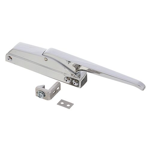 FWE LTHDR Mechanical Door Latch W/ Strike Straight Handle & No Lock