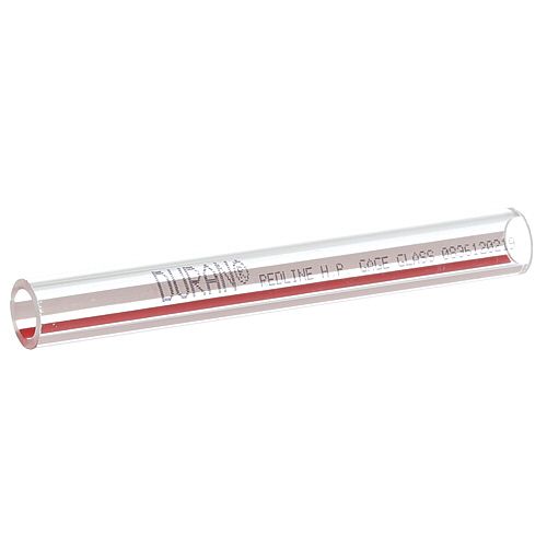 Groen Z002987 Glass-Red & White stripe Tube