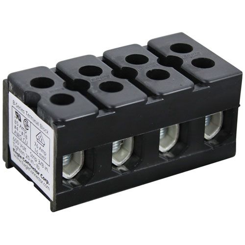 Hatco 02.15.001 Toaster Terminal Block, 4 Pole 85 AMP 600V
