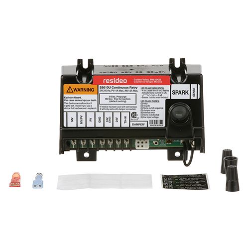 Hatco 02-21-038 Intermittent Spark Ignition Module W/ Ignition Cable, 24V, 1/4" TAB, 0 SEC Prepurge, 90 SEC Ignition TRIA