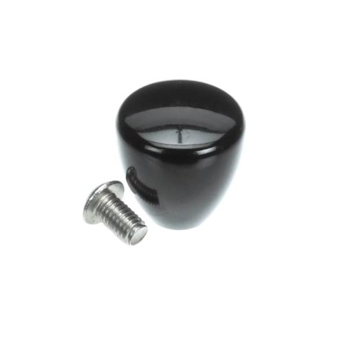Hatco X05.30.216.00 Smooth Handle/Knob W/Screw Black MCG