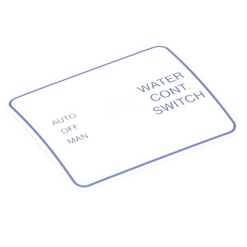 Henny Penny 44030 Decal, Water Control, HCW KFC