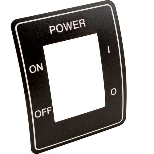 Henny Penny 60608 Fryer Main Power Switch Decal On/Off