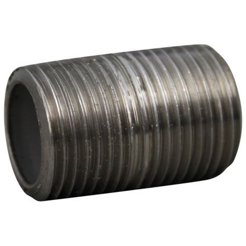 Henny Penny FP02-001 Close Nipple - 3/8" MPT ,Stainless Steel