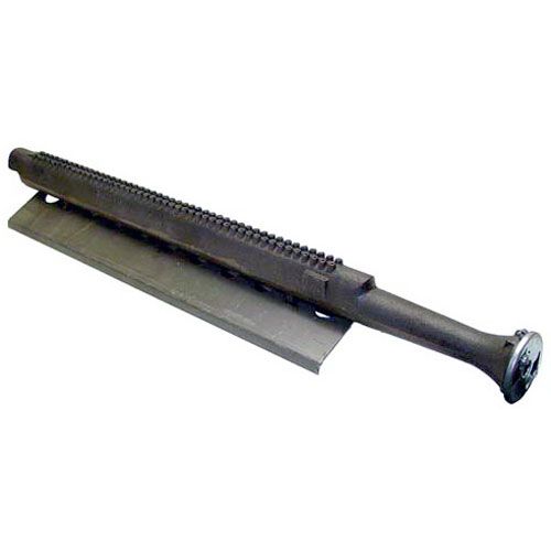 Hobart 00-410600-00002 Cast Iron Broiler Burner 26 3/4" and 17-3/4 With Air Shutter & Baffle Plate