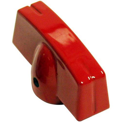 Hobart 102958 Red Color Aluminum Knob, 1-7/8" X 7/8", Mount 3/8" Round, .240" Flat D Hole