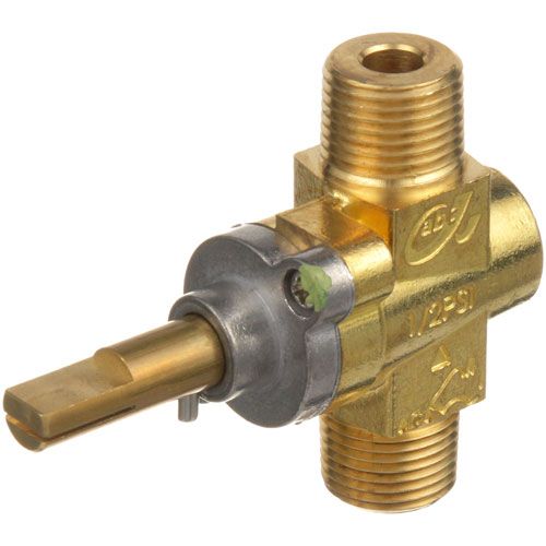 Hobart 107789-3 Oven Gas Valve, 3/8" MPT X 3/8" MPT, Rotation Off/On