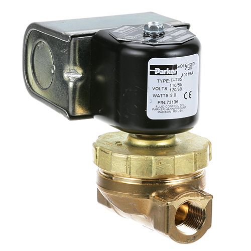Hobart 271006-00001 3/8"NPT Solenoid Valve, 1-Phase, 120 VAC
