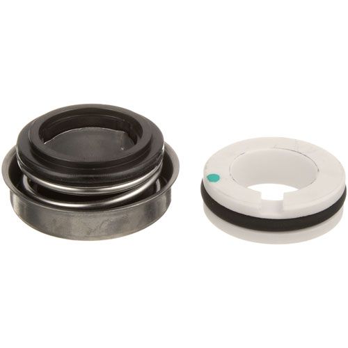 Hobart 274227-00006 White Ceramic Pump Seal W/  black Rubber, .795" ID x 1.398" OD
