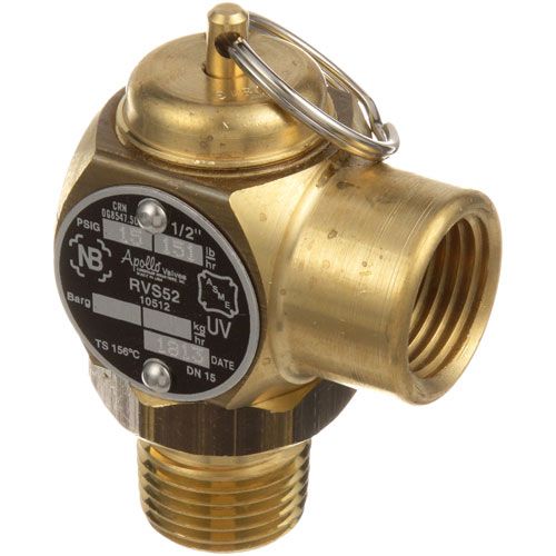Hobart 841496-1 Steam Pressure Safety Relief Valve W/ Brass